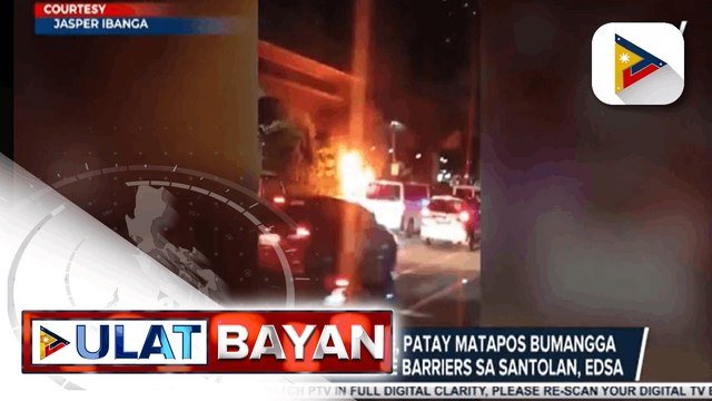 3 miyembro ng Philippine Air Force, patay matapos bumangga ang sinasakyan sa concrete barriers sa EDSA