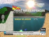 Paras semasa empangan di Selangor