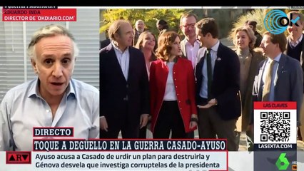 Inda: "Casado y Ayuso son dos kamikazes que van a morir matando"