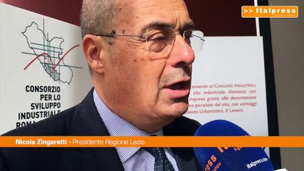 Zingaretti: "A Castel Romano si punta sui siti dismessi"