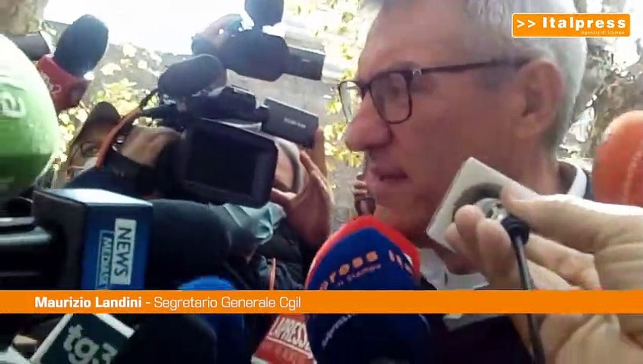 Landini: “La visita di Draghi alla Cgil un segnale importante”
