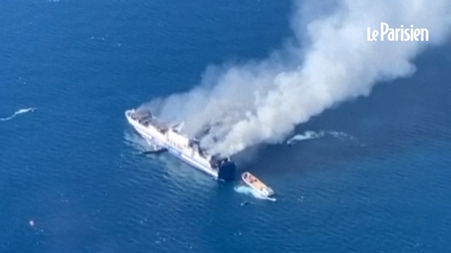 Incendie sur un ferry au large de la Grèce : des blessés et deux personnes toujours bloquées