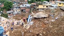 Aumenta la cifra de muertos por las inundaciones en Petrópolis, Brasil