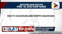 MMDA, pinayuhan ang mga motorista sa gagawing motorcade sa weekend mula 5AM-10AM