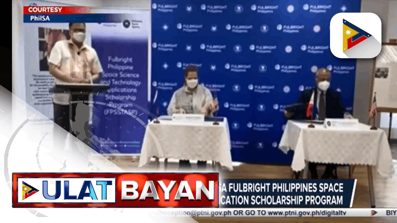 PHILSA, pumirma ng MOU para sa Fulbright Philippines Space and Technology application and Scholarship Program