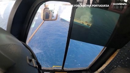 Navire en feu au large des Açores, l'équipage secouru par la marine portugaise