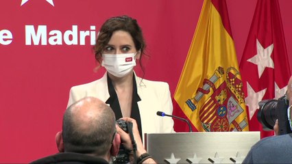 Ayuso comparece en la Real Casa de Correos
