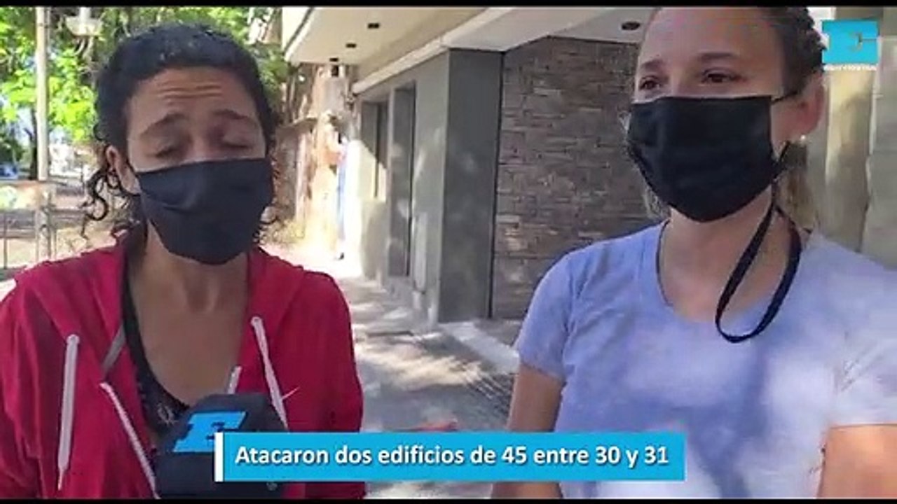Atacaron dos edificios de 45 entre 30 y 31