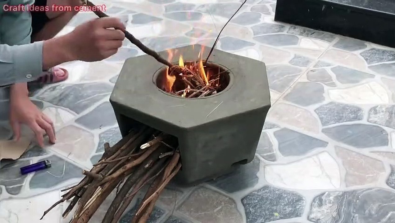 tungku kayu bakar sendiri model Pot untuk di luar ruangan, hemat kayu bakar