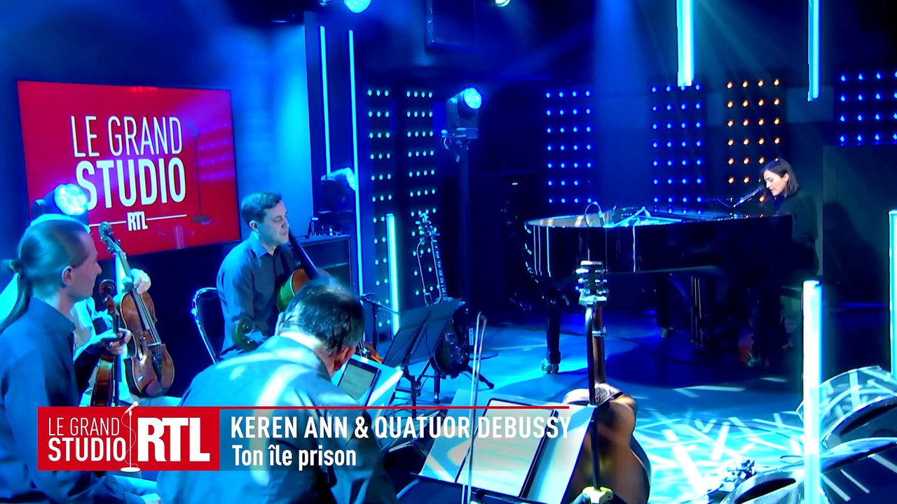 Keren Ann & Quatuor Debussy interprètent "Ton île prison" dans "Le Grand Studio RTL"