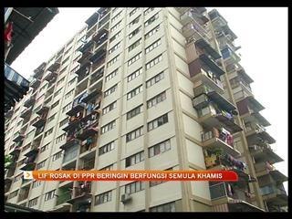 Lif rosak di PPR Beringin, berfungsi semula pada Khamis