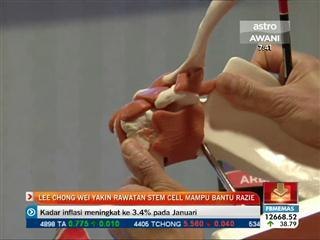 Lee Chong Wei yakin rawatan stem cell mampu bantu Razie