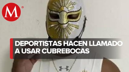 Deportistas 'hacen equipo' con el IMSS para llamar a mantener medidas contra covid-19
