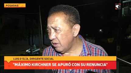 "Máximo Kirchner se apuró con su renuncia"