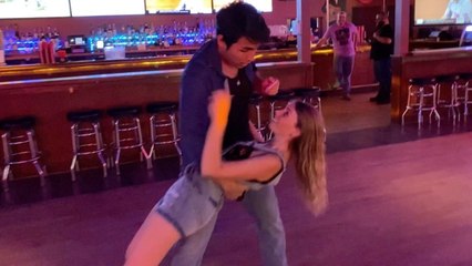 Country Dancer Surprises Husband With Pregnancy Reveal | Happily TV