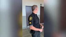 Sheriff's Deputy Proposes In Courtroom With Writ Asking To Marry Girlfriend | Happily TV