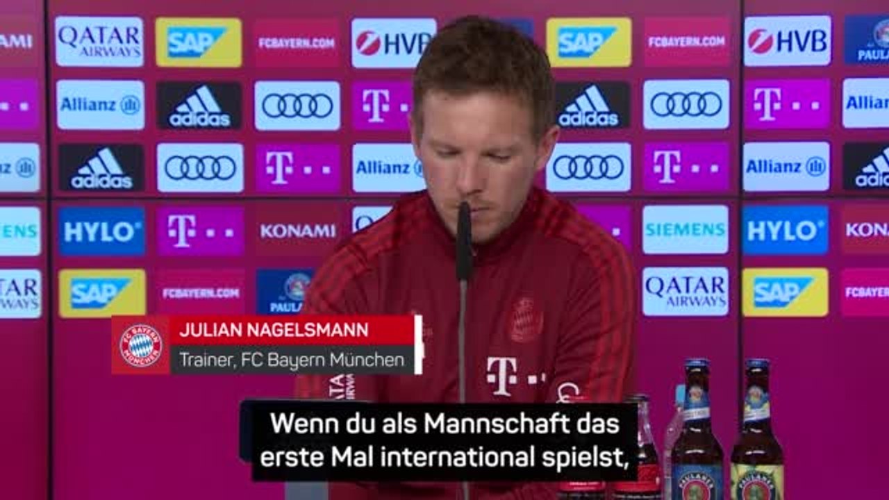 Nagelsmann: “Spiele sind immer besser als Training”