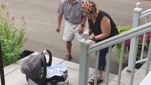 Grandparents Find Baby On Doorstep After 50 Days In NICU | Happily TV