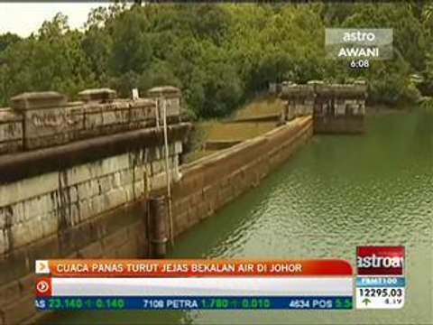 Cuaca panas turut jejas bekalan air di Johor