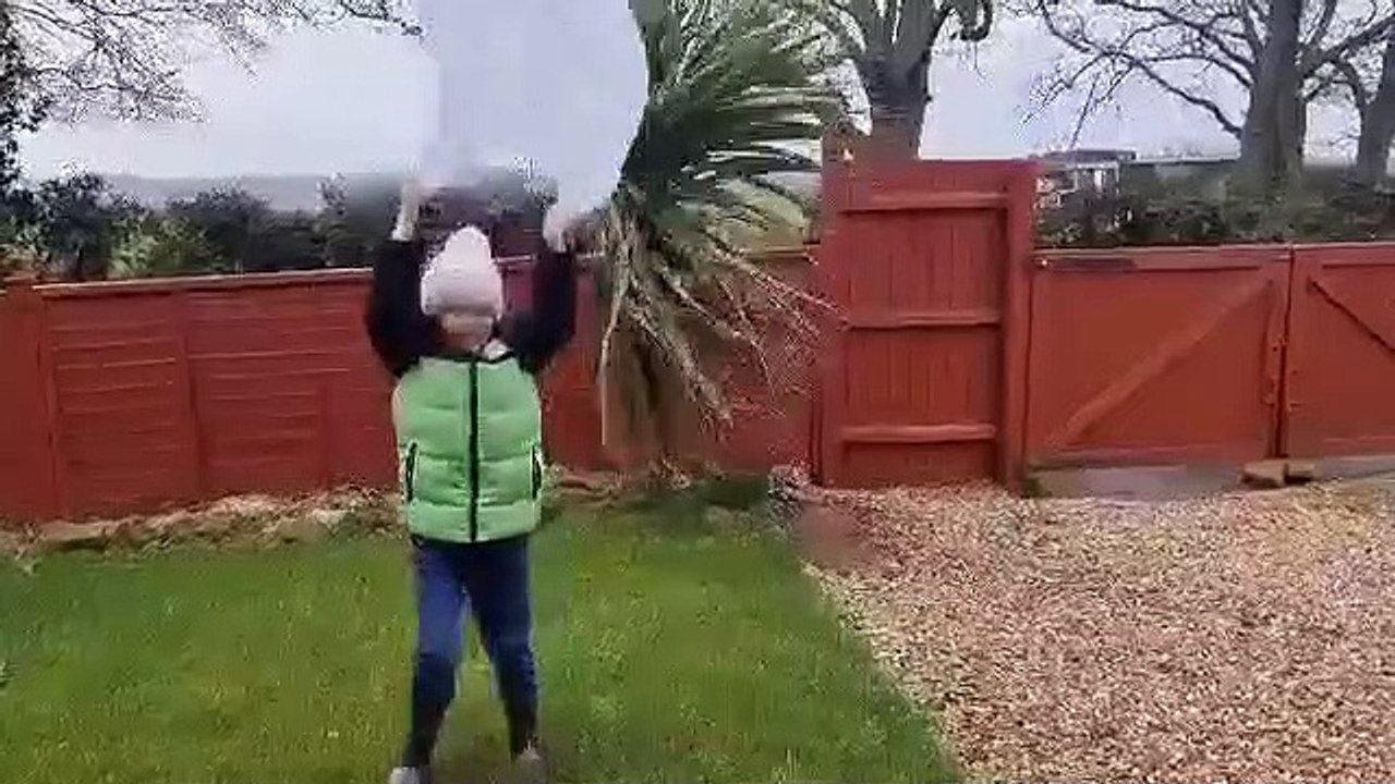 Storm Eunice Northamptonshire video