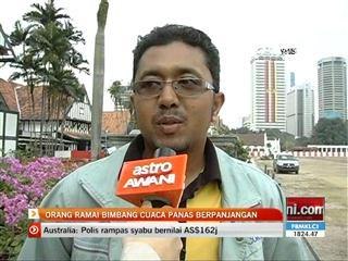 Orang ramai bimbang cuaca panas berpanjangan