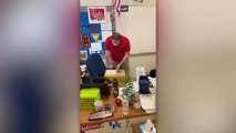 Students Surprise Teacher With Air Jordan 11s He Always Wanted | Happily TV
