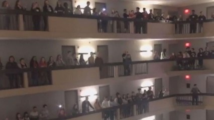 Mesmerizing Moment 500 Strong Choir Sings National Anthem | Happily TV