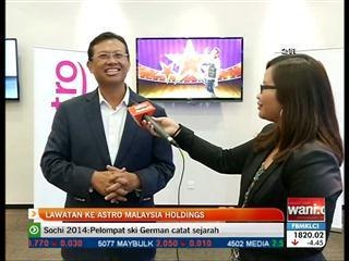 Lawatan Shabery Cheek ke Astro Malaysia