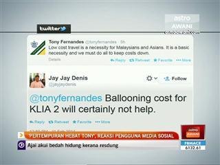'Pertempuran hebat Tony', reaksi pengguna media sosial