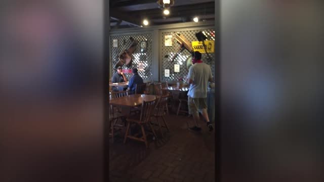 Marine Battling Mental Health Issues Surprised By Former Colleague Disguised As Waiter | Happily TV