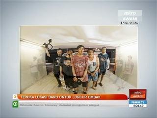 Teroka lokasi baru untuk luncur ombak