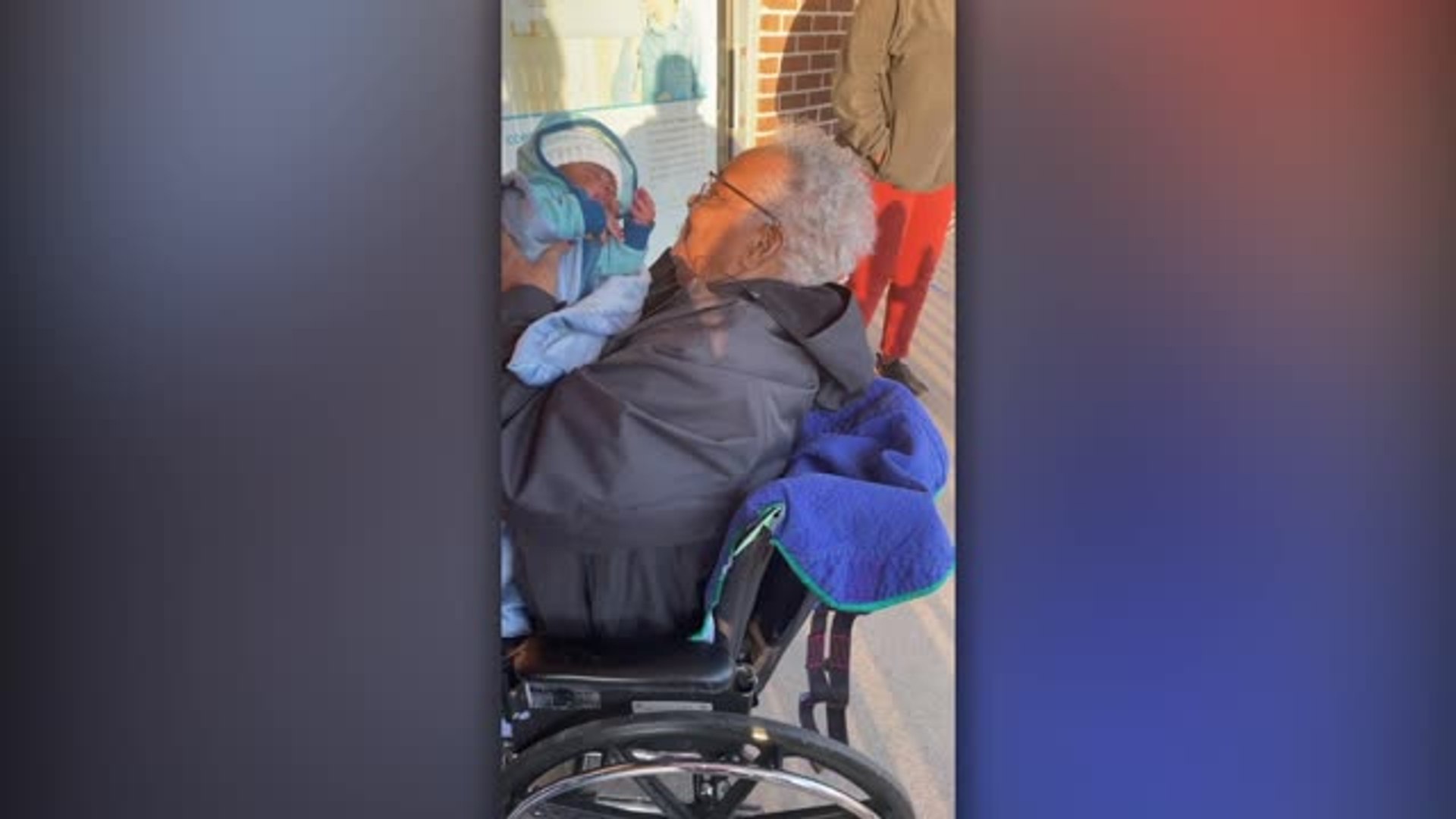 ⁣Woman Meets Great Grandson For First Time After Hospital Stay | Happily TV