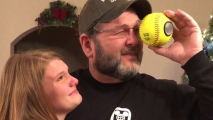 Daughter Surprises Dad With Softball Of Memories | Happily TV