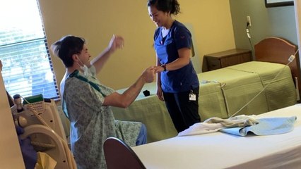 Man Poses As Patient 'Willum Arryme' For Surprise Proposal | Happily TV