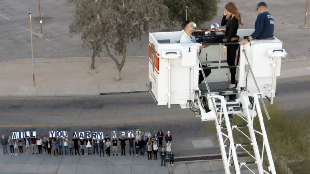 Not A Drill! Firefighter Surprises Girlfriend With Proposal | Happily TV