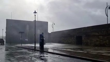 Old Portsmouth during Storm Eunice
