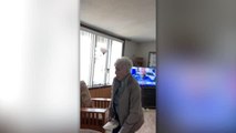 Husband Of 63 Years Surprises Wife On Birthday After Quarantine Apart | Happily TV