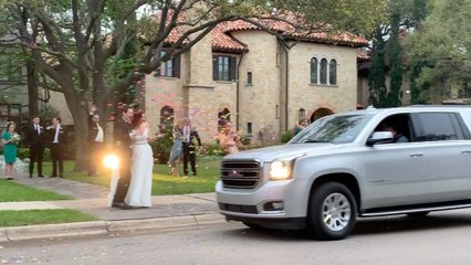 Guests Drive Past Couple's Wedding To Join In Celebration | Happily TV