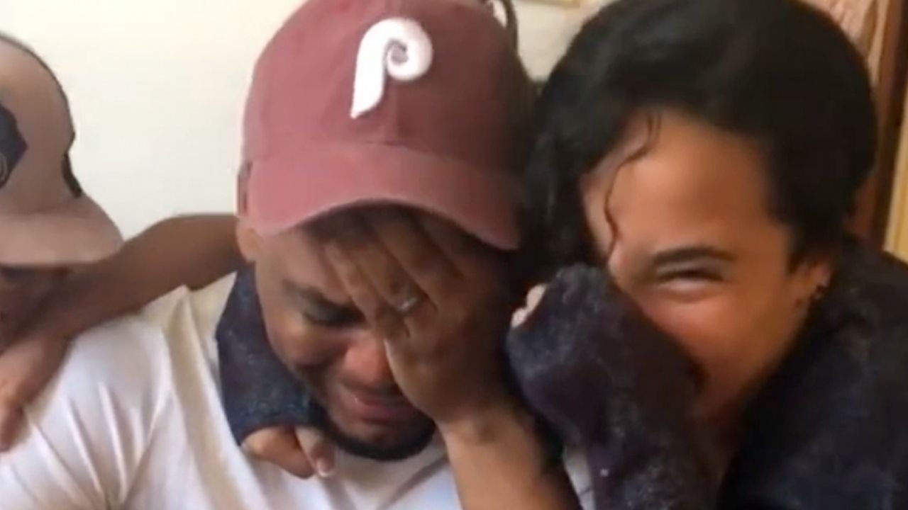 Girl Surprises Stepdad With Photo Book Adoption...