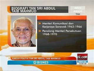 Karier politik Tan Sri Abdul Taib Mahmud
