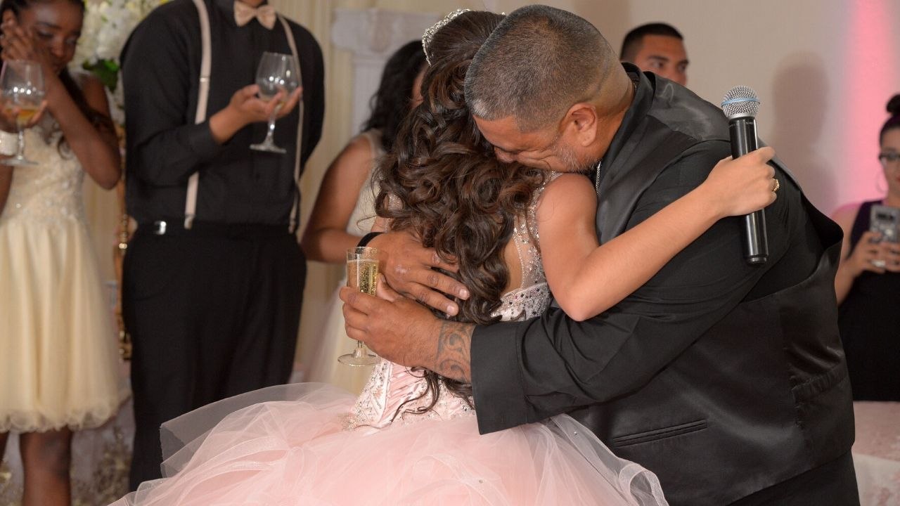 Girl Asks Stepdad To Adopt Her During Quinceañera Toast | Happily TV