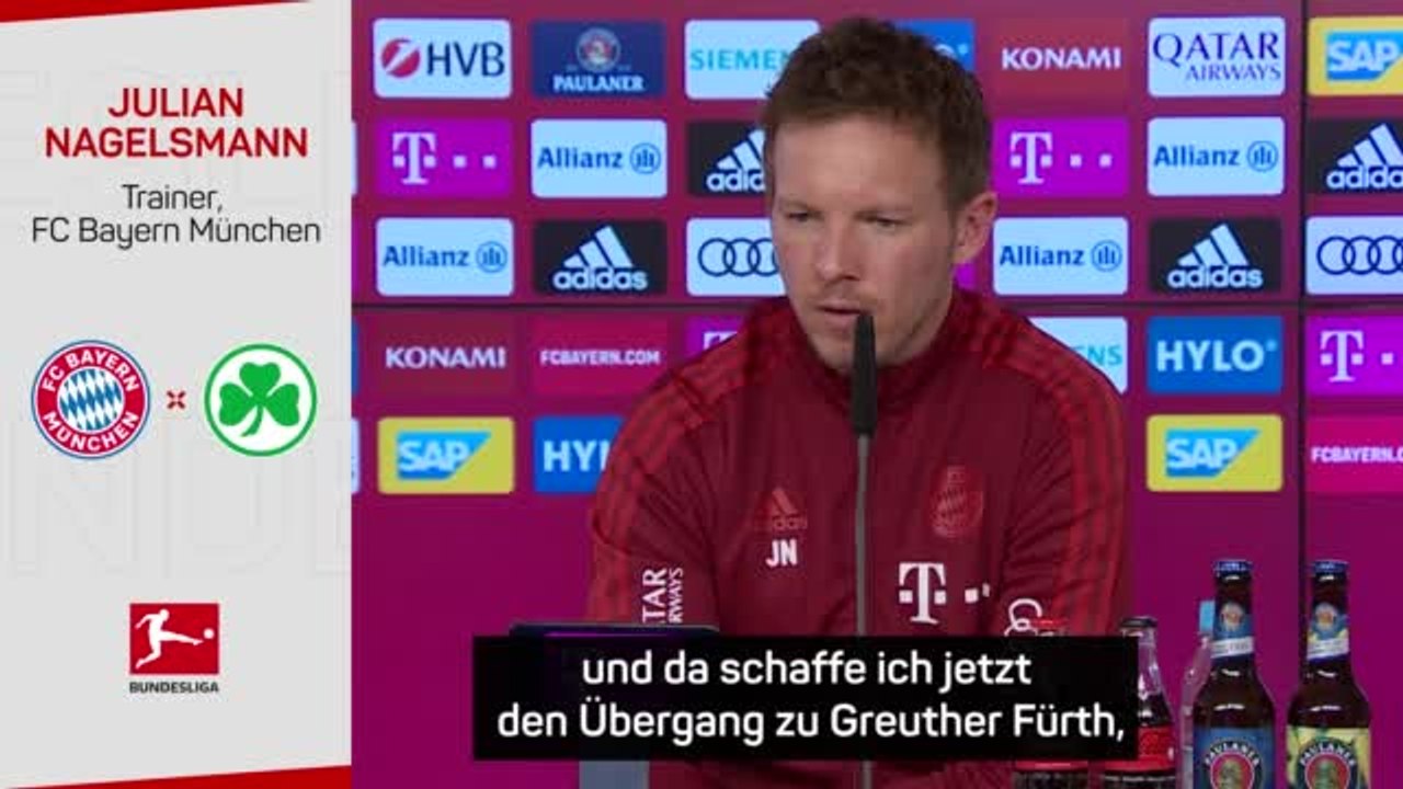 Nagelsmann vor fürth: “tabelle nicht entscheidend”