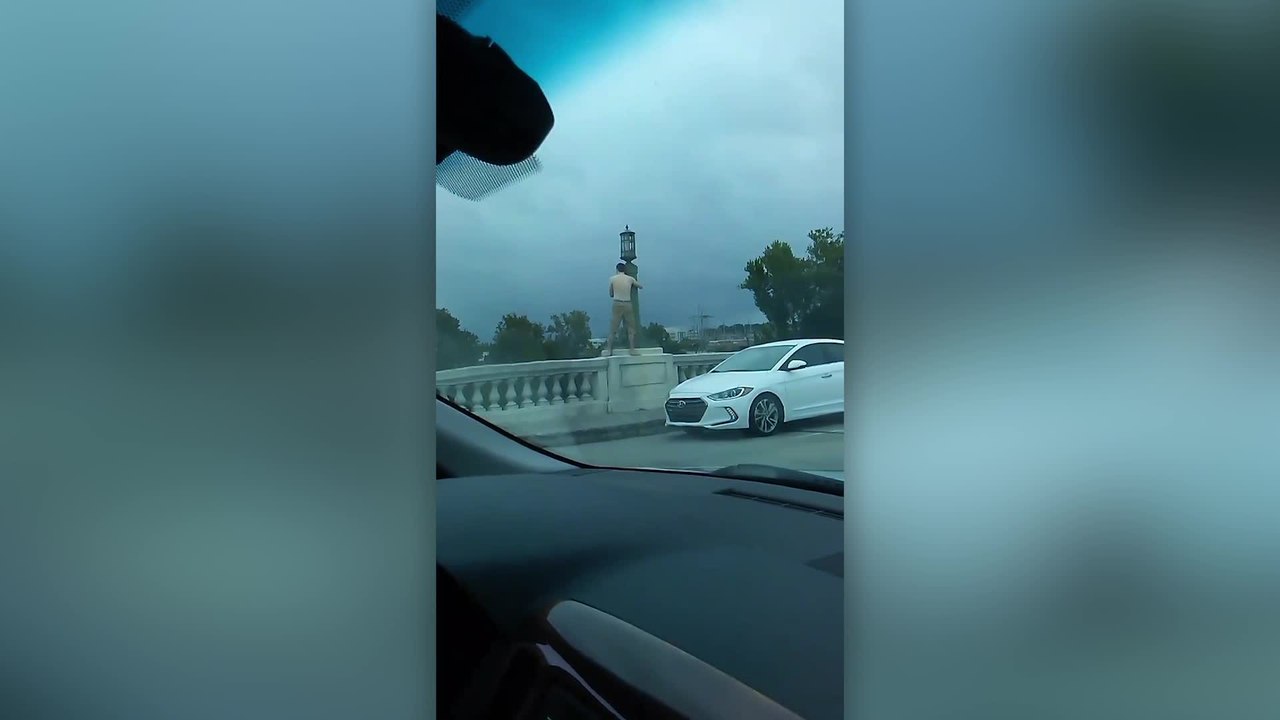Good Samaritan Saves Man From Bridge Jump | Happily TV - video Dailymotion
