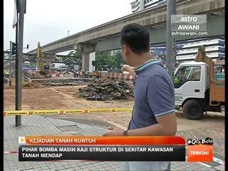 Perkembangan kejadian tanah runtuh di Jalan Imbi