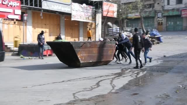 Batı Şeria'da Yahudi yerleşim birimlerine karşı gösteri