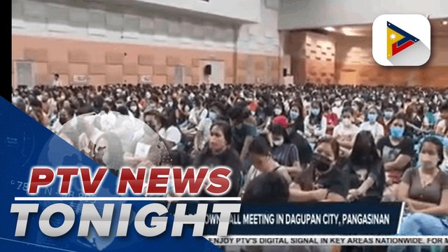 Isko-Ong tandem holds town hall meeting in Dagupan City, Pangasinan | via Patrick De Jesus