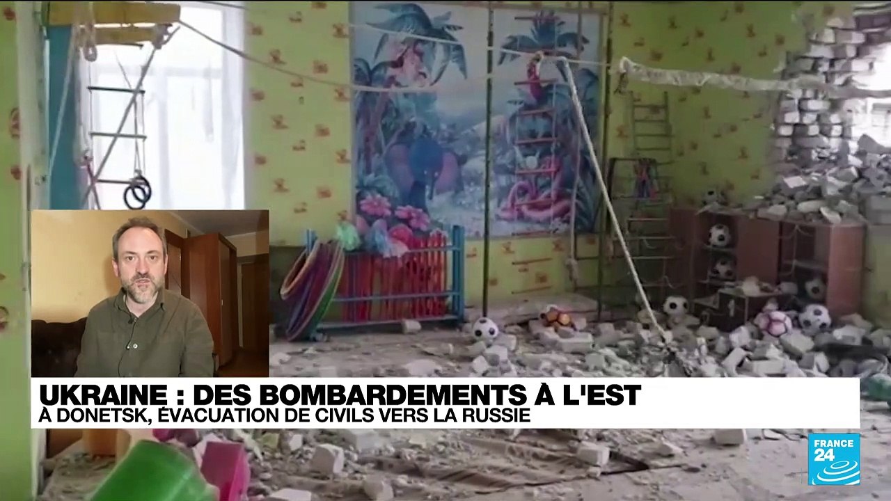 Crise en Ukraine : à Donetsk, évacuation des civils vers la Russie