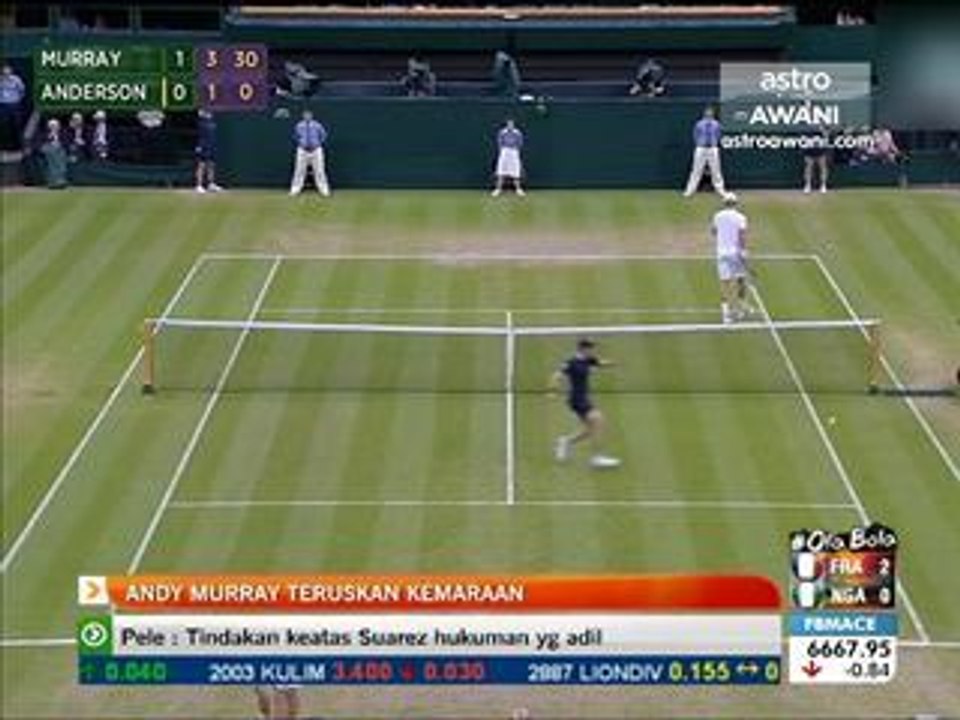 Andy Murray teruskan kemaraan