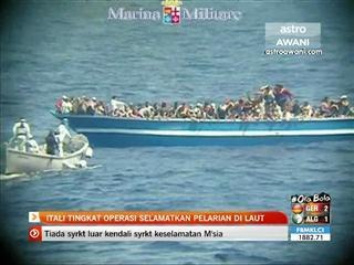 Itali tingkat operasi selamatkan pelarian di laut