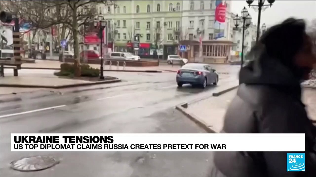 Blinken says US seeing false provocations and more Russian forces at Ukraine border